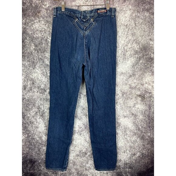 Vintage Roughrider Jeans Womens Size 7/8 Circle-T Bareback Western L32” Rodeo - Picture 8 of 11